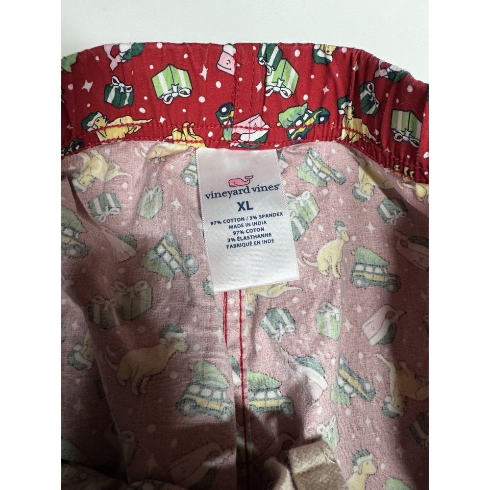 Vineyard Vines Pajama Pants Holiday Christmas Men's XL Dogs - Picture 2 of 8
